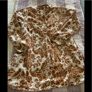 Roberta Roller Rabbit tunic 100% cotton.